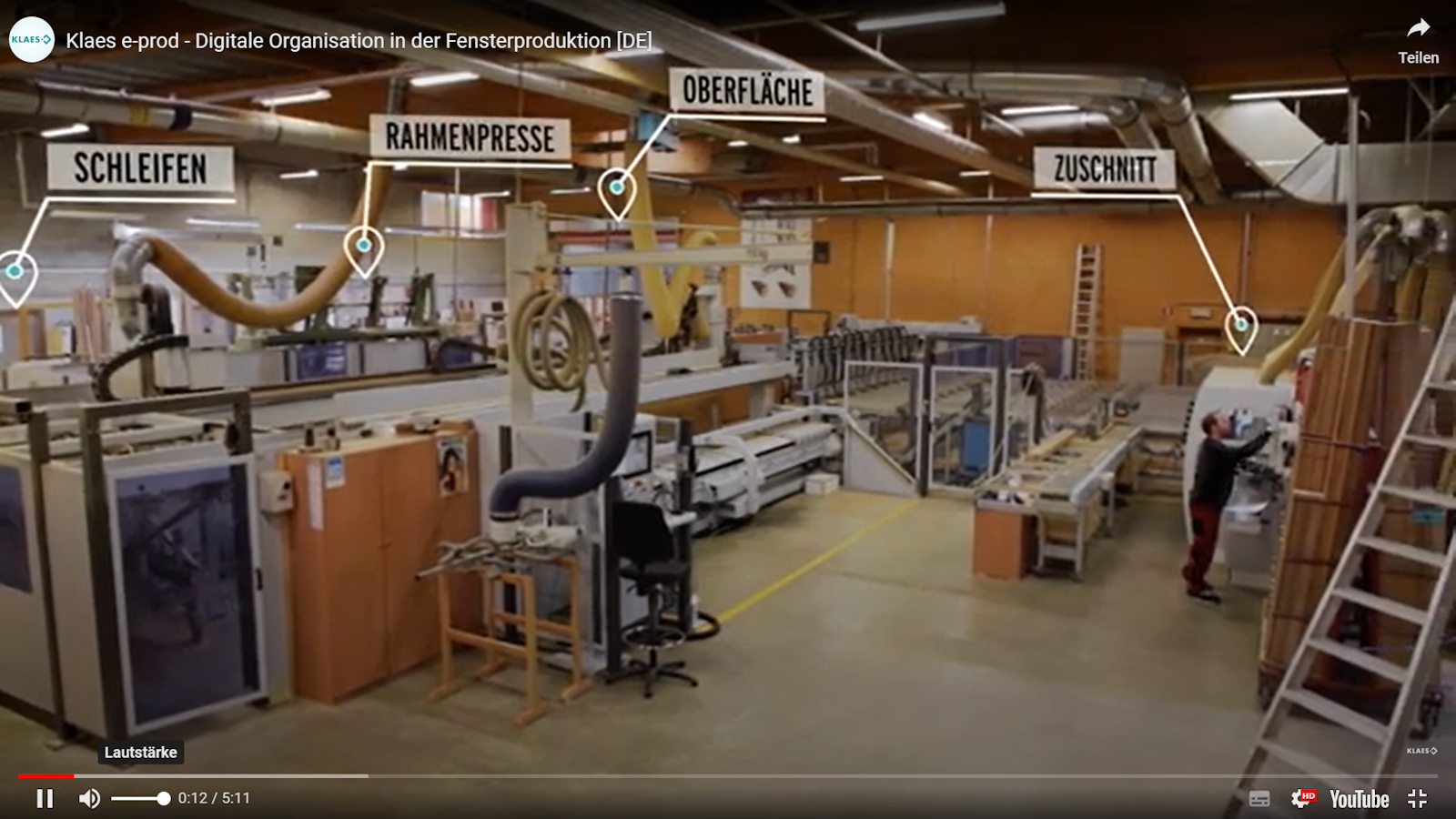 Klaes e-prod ensures optimal processes in window production - and beyond to the customer.